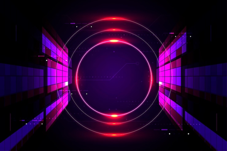 Vector gratuito fondo futurista degradado