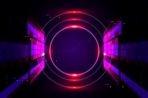 Fondo futurista con gradiente