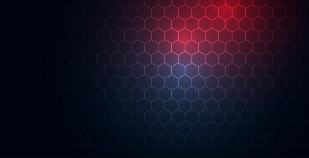 Fondo futurista con patrón de panal abstracto para la innovación tecnológica