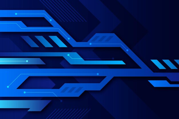 Fondo futurista de tecnología degradada
