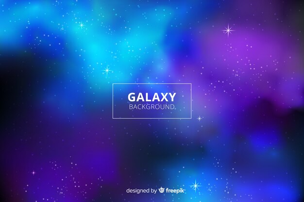 Fondo galáctico espacial