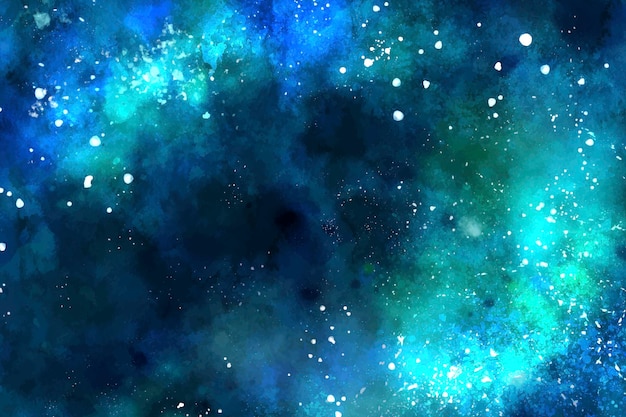 Fondo de galaxia acuarela