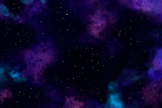 Fondo de galaxia acuarela