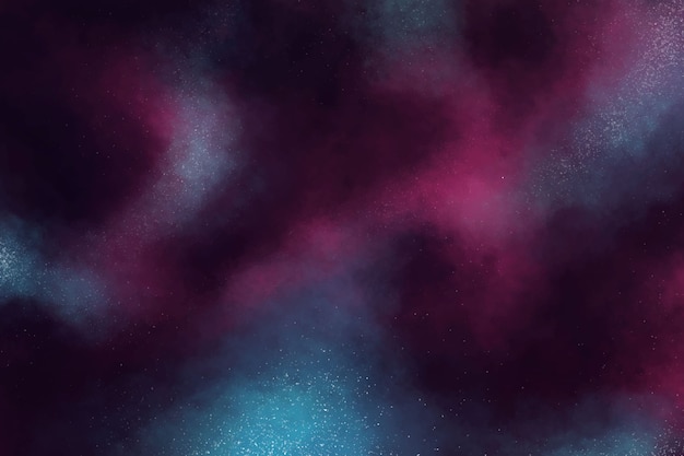 Vector gratuito fondo de galaxia acuarela