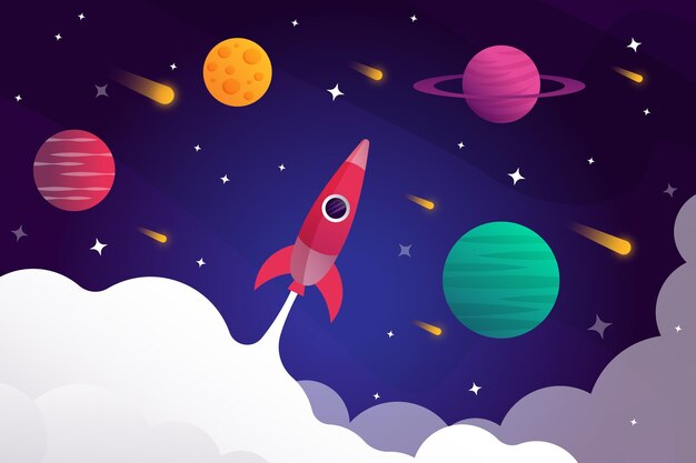 Fondo de galaxia degradado