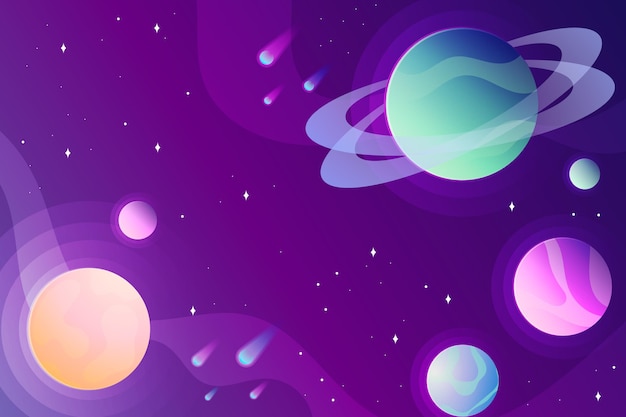 Fondo de galaxia degradado