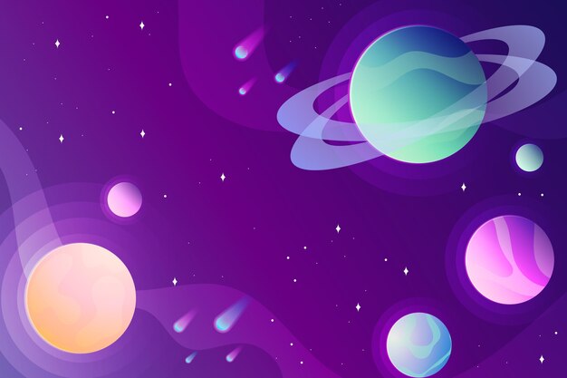 Fondo de galaxia degradado