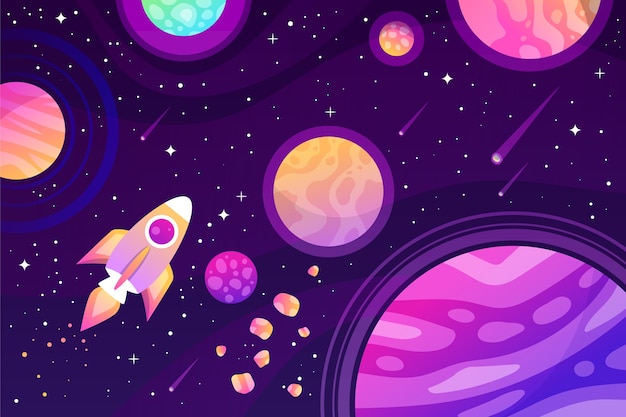 Fondo de galaxia degradado