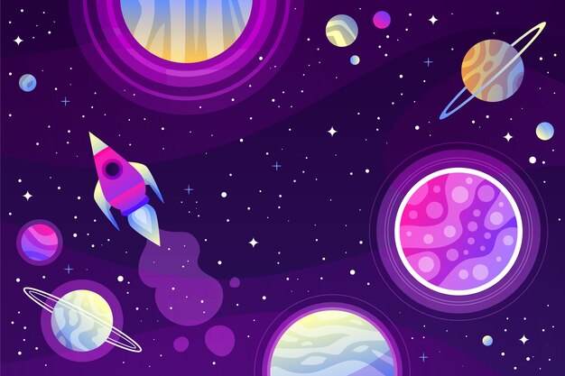 Fondo de galaxia degradado