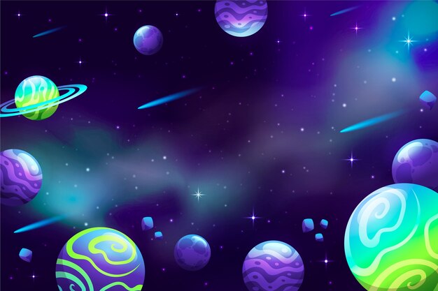 Fondo de galaxia degradado