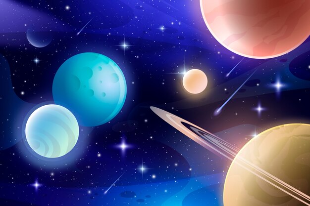 Fondo de galaxia degradado