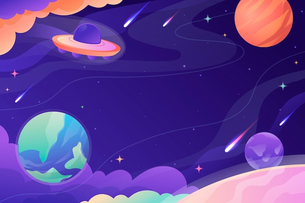 Fondo de galaxia degradado