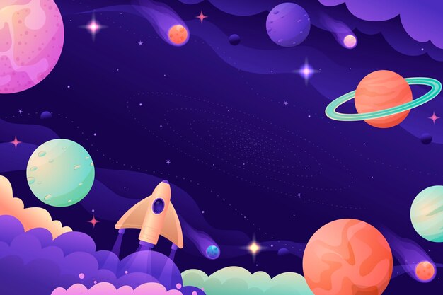 Fondo de galaxia degradado