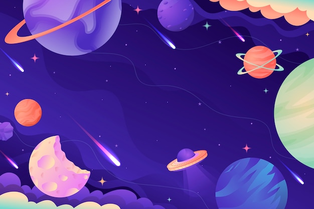 Fondo de galaxia degradado