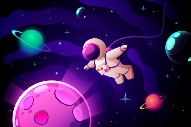 Fondo de galaxia degradado