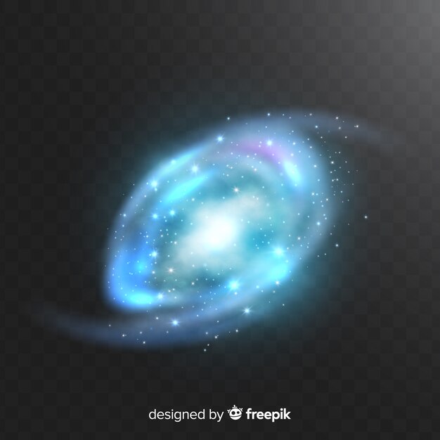 El fondo de la galaxia espiral