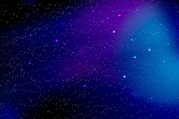 El fondo de la galaxia en gradiente