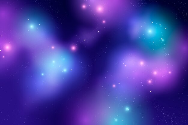 El fondo de la galaxia en gradiente