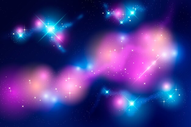 El fondo de la galaxia en gradiente