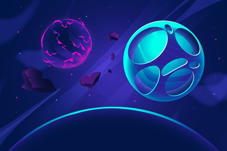 Vector gratuito el fondo de la galaxia en gradiente