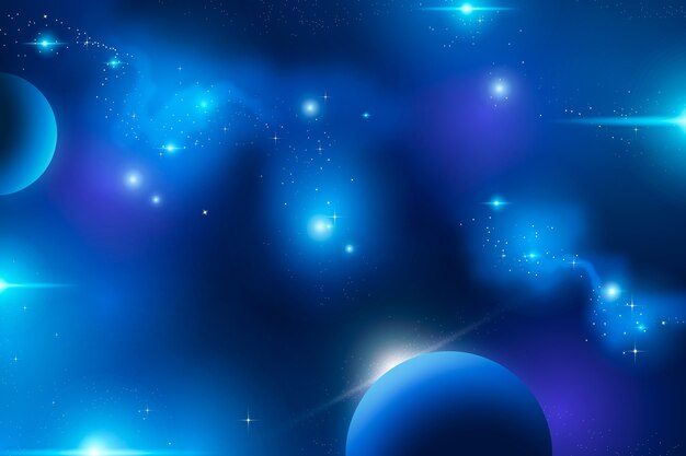 El fondo de la galaxia en gradiente