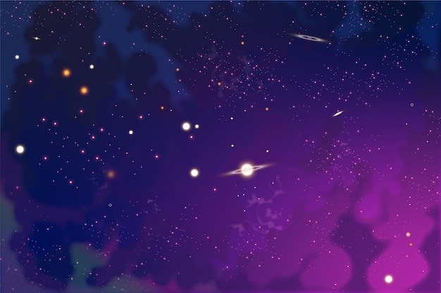 Fondo de galaxia realista