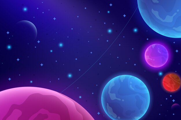 Fondo galaxia realista