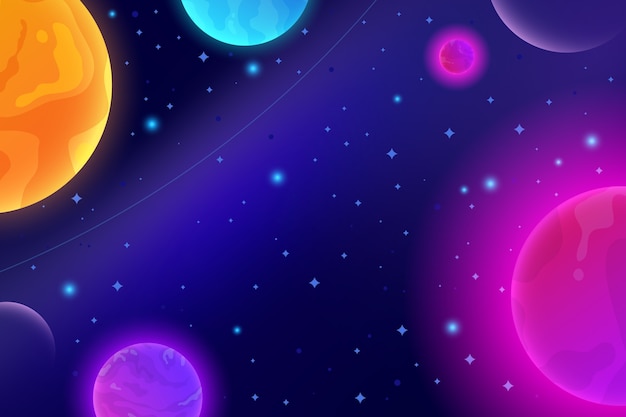 Fondo de galaxia realista