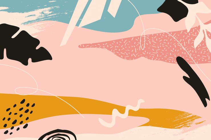Vector gratuito fondo de garabato abstracto dibujado a mano