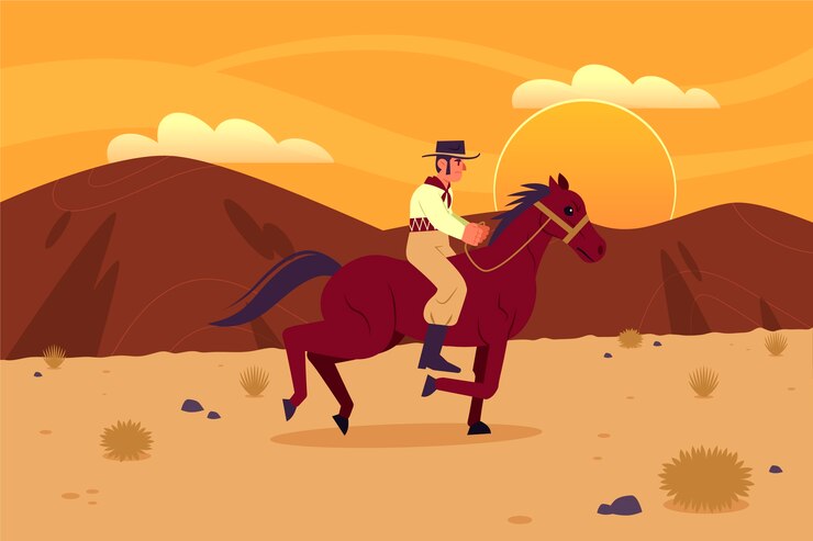 Vector gratuito fondo gaucho dibujado a mano