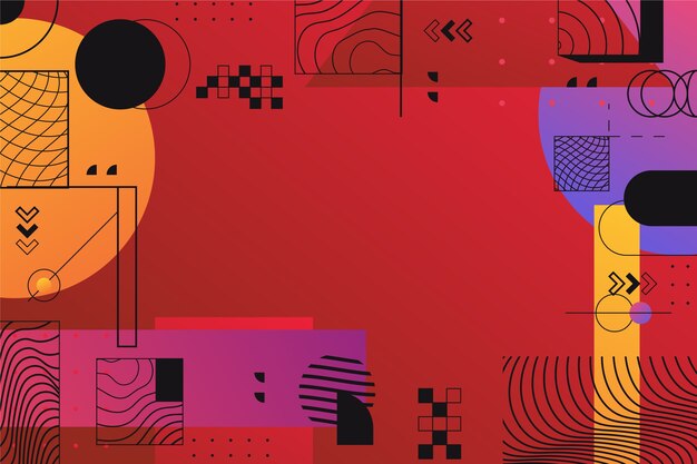 Fondo de geometría de degradado