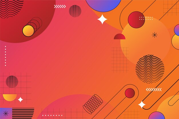Fondo de geometría de degradado