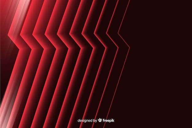 Fondo geométrico abstracto aligeramiento rojo