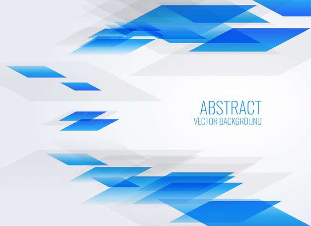 Fondo geométrico abstracto del azul del estilo