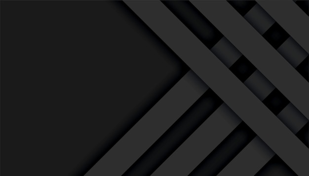 Vector gratuito fondo geométrico abstracto líneas negras
