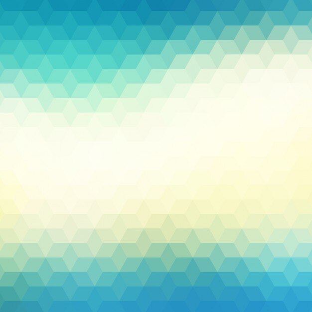 Vector gratuito fondo geométrico abstracto en tonos azules y verdes