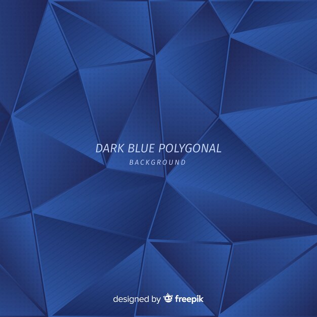 Fondo geométrico azul oscuro