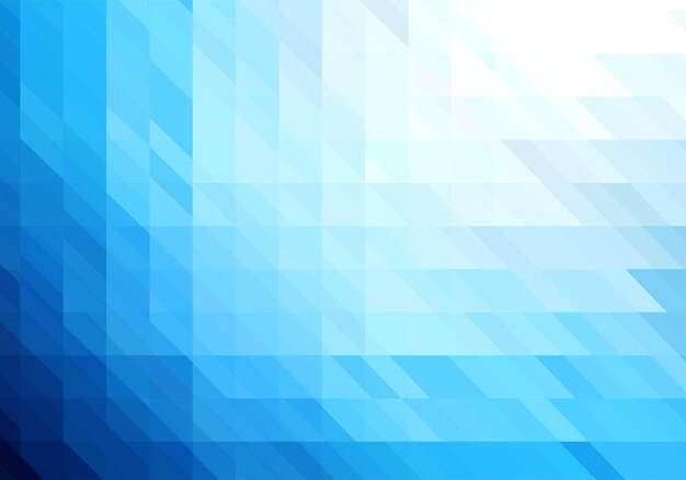 Fondo geométrico azul de patrón de triángulo moderno