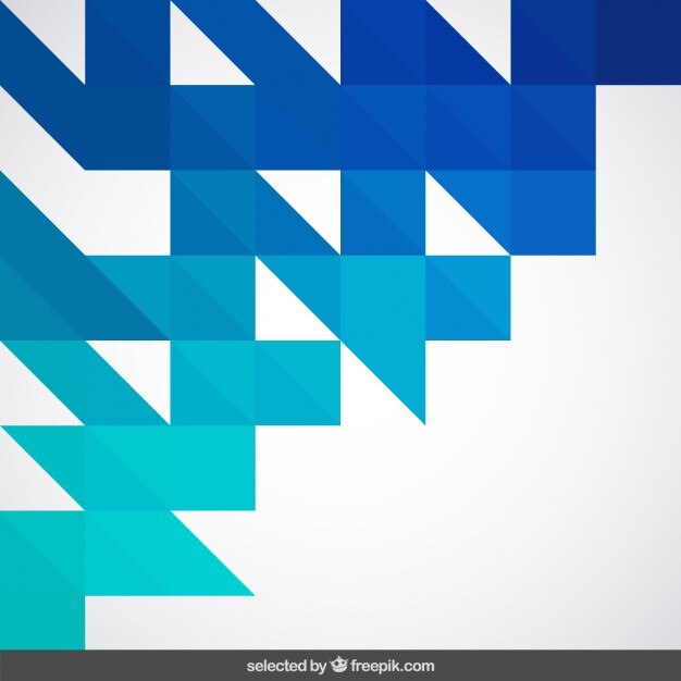 Fondo geométrico azul