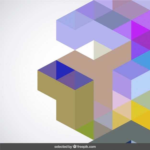 Fondo geométrico de colores claros