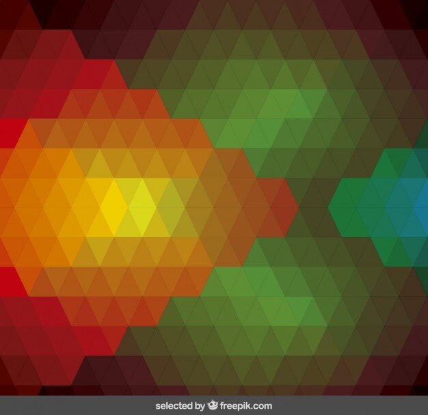 Fondo geométrico colorido