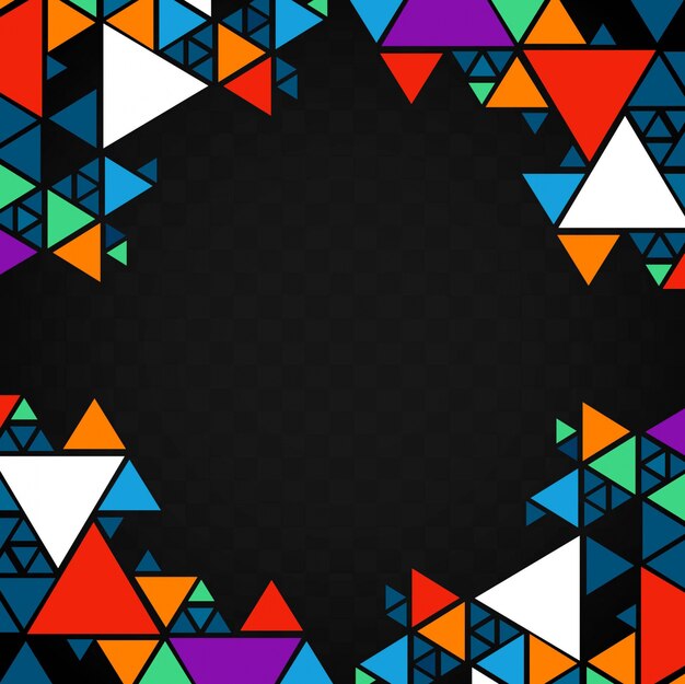 Fondo geométrico colorido