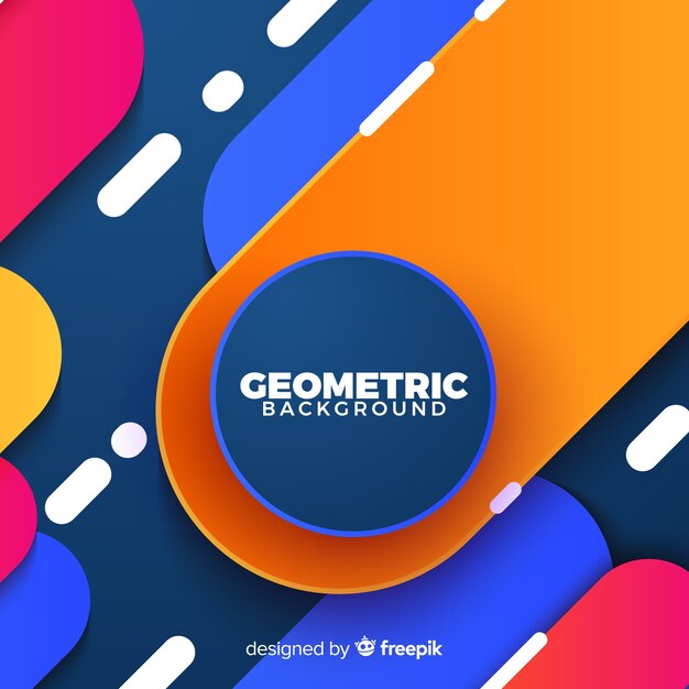 Fondo geométrico colorido