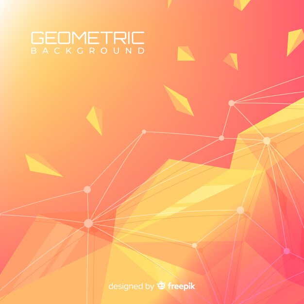 Fondo geométrico colorido