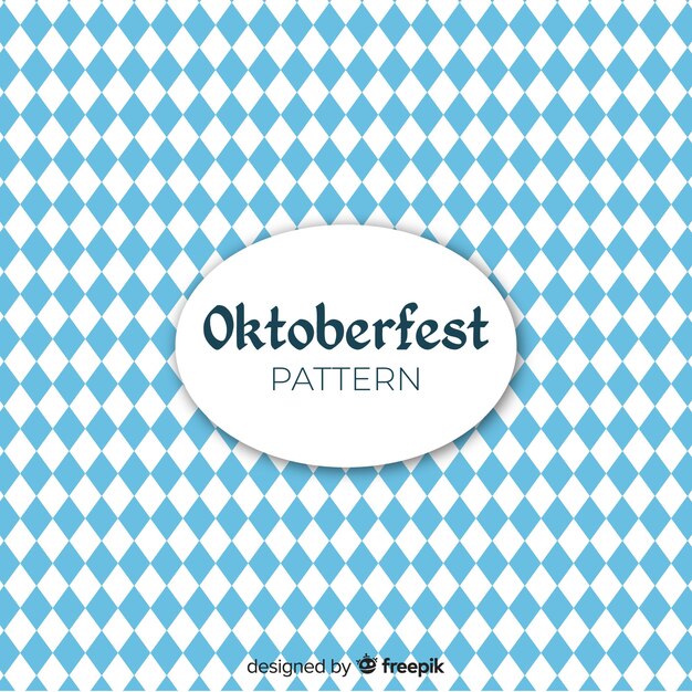 Fondo geométrico con concepto oktoberfest