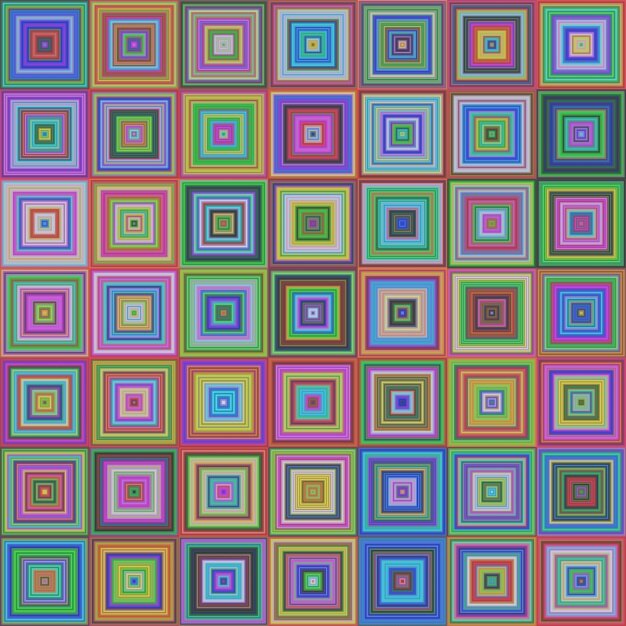 Fondo geométrico con cuadrados de colores