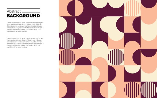 Fondo geométrico con cuadrados ilustración vectorial