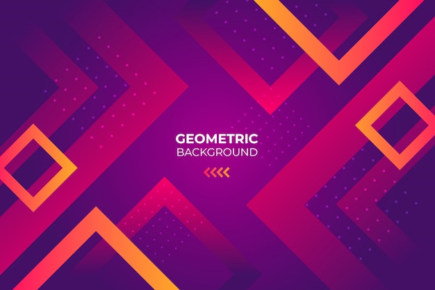 Vector gratuito fondo geométrico con cuadrados