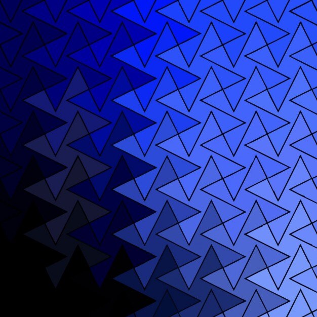 Fondo geométrico con degradado azul