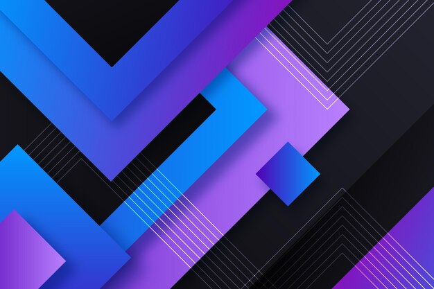 Fondo geométrico degradado